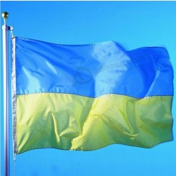 Made in China Hot Selling 90*150cm  hanging flag Ukraine flag