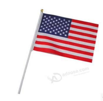 USA advertising carnival event promotional hand held mini american flag