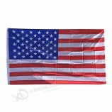 Polyester Material Digital Printing Usa Flag With Grommets