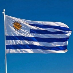 100% polyester 3ftx5ft Uruguay national flags