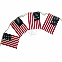 vivid color usa custom american bunting flag