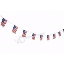 Customized String Rope Flag USA Bunting Flags