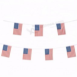 100% polyester USA bunting flag wholesale