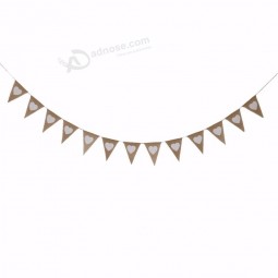 Factory Direct Christmas House Decorative Bunting Banner Merry Christmas Letter Bunting Flag