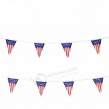 14*21cm Independence Day Decorations july 4th pennant American bunting flag
