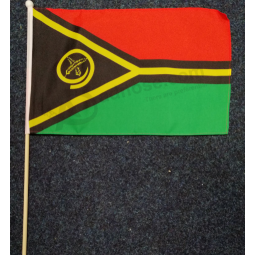 Vanuatu Country Sticks Flag Vanuatu National Hand Held Flag
