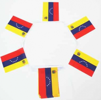お祝いのためのベネズエラ国旗布旗バナー