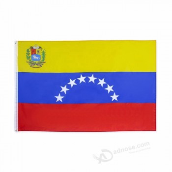 Венесуэла гигантская шелкотрафаретная печать флаг Венесуэлы