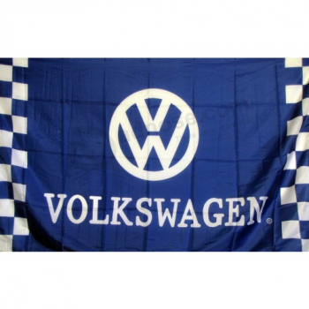 Volkswagen Motors Logo Flag 3*5ft Outdoor Volkswagen Auto Banner
