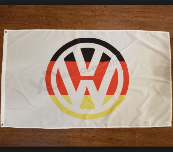 hoogwaardige Volkswagen reclamevlag banners met doorvoertule