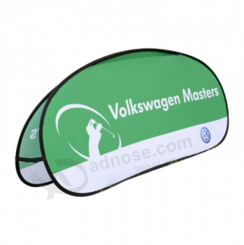 Outdoor Sports Polyester Volkswagen Pop Out Banner Custom