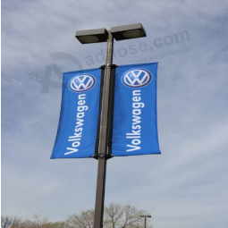 Hete verkopende volkswagen straat pole banner volkswagen pole vlag banner