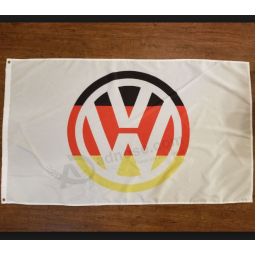 изготовленный на заказ флаг Volkswagen знамени volkswagen полиэфира для выдвиженческого