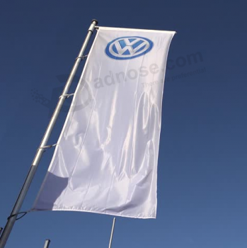 Custom advertising Volkswagen wind flag Volkswagen logo blade flags