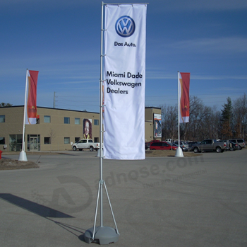 Wind flying custom made Volkswagen flags Volkswagen Logo Pole Signs