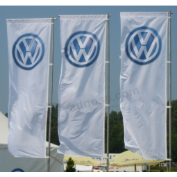 buiten vliegende volkswagen rechthoek banner voor reclame