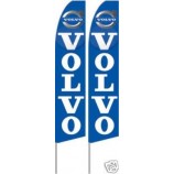Volvo Swooper Feather Banner Flags (Complete Kits, Pack of 2)