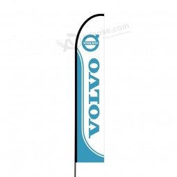 Outdoor Printed Promotional Business Advertising Swooper Flutter Feather Flag/Banner Flag, 11.5 Feet Volvo - Flag Only