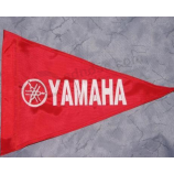 装飾的な三角形ヤマハ文字列旗布旗卸売