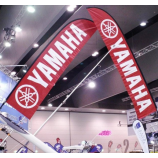 promo yamaha logo reclame swooper vlaggen op maat