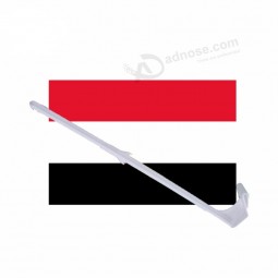 Custom national auto flag of Yemen country car window flags