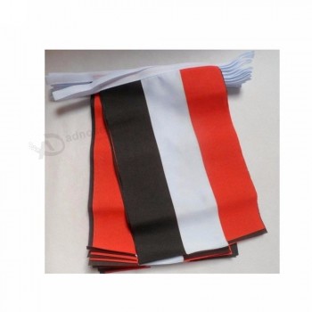 プロモーション製品イエメン国旗布旗文字列フラグ