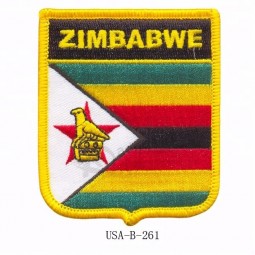 ZAMBIA Merrow Stitch High-speed Embroidery Thread American Flag Patch