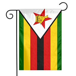 Decorative Zimbabwe Garden Flag Polyester Yard Zimbabwe Flags