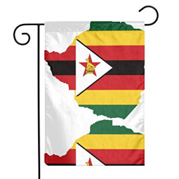Wholesale Garden Yard Polyester Zimbabwe Flag Custom