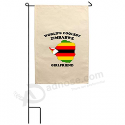 Polyester Zimbabwe Yard Flag for Garden Decorative