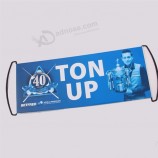 Promotional advertising hand held retractable fan banner with logo