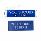 Custom event display hand held scroll you should be here retractable fan banner