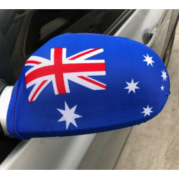 装飾オーストラリア国旗ストレッチ生地サイドビュー車ミラーカバー