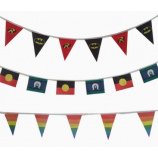 Factory custom made printed paper bunting flags