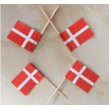 Disposable decoration wooden cake flag toothpicks