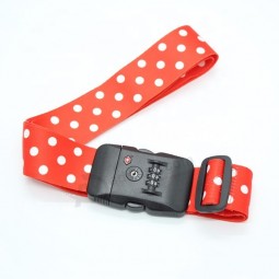 heavy duty polyester luggage strap with buckle