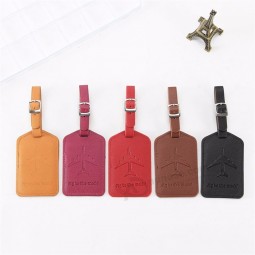 Aircraft Leather Suitcase Luggage Tag Pendant for sale
