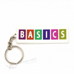 Logo Custom Promotional Different Shapes Soft Pvc Rubber Keychain