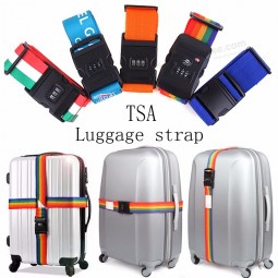 Factory polyester PP belt TSA strap luggage belt