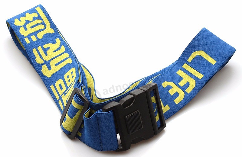 Sublimation Cartoon Pattern Lovely Printed Luggage Straps with Removable Buckle