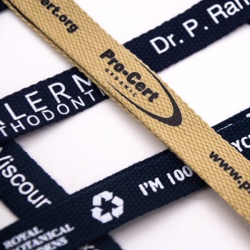 20mm wholesale high duty organic cotton webbing and straps for bag