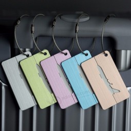 Portable Luggage Tags  Aluminum Label Suitcase lable Custom