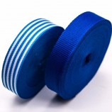 Wholesale polyester stripes webbing for custom lanyards