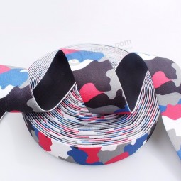 sublimation printed camo elastic ski snow goggle band