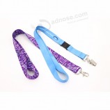 Eco-vriendelijke polyester lanyard, aangepaste warmteoverdracht lanyard voor sleutels