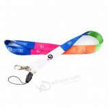 populaire gratis ontwerp goedkope aangepaste lanyard voor sleutels sleutelhangers