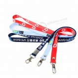 Cheap Custom Lanyard for keys Ribbon Keychain