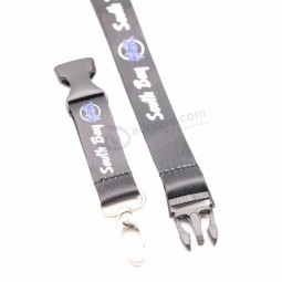 Event Custom Printed Id Pvc Card Holder Lanyard for keys With Safety Buckle For Sell