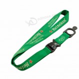 bestendig geweven / jacquard / gevlochten logo aangepaste lanyard voor sport