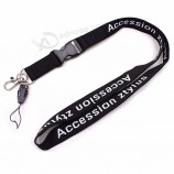 duurzaam geweven / jacquard / gevlochten logo aangepaste lanyard voor verkoop